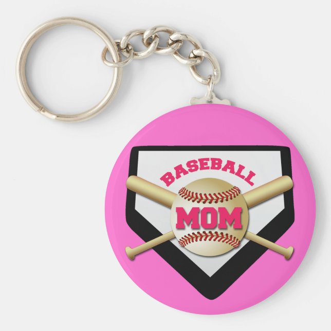 BASEBALL MAMMA NYCKELRING (Framsidan)