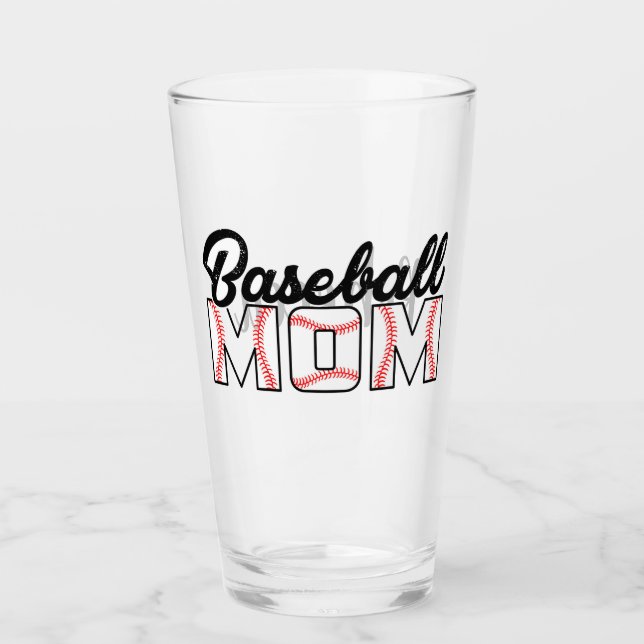 Baseball Mamma och Namn Glaskopp (Framsida)