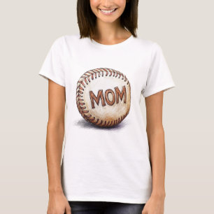Baseball Mamma - Perfekten för idrotten i Mammor T Shirt