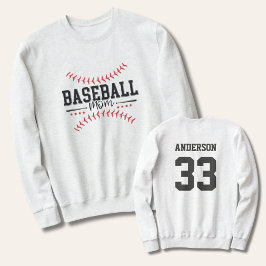 Baseball Mamma Personlig Baseball Stiting T Shirt