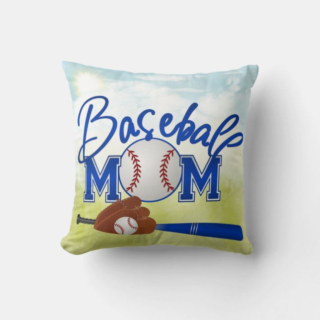 Baseball Mamma Pillow Kudde (Framsida)