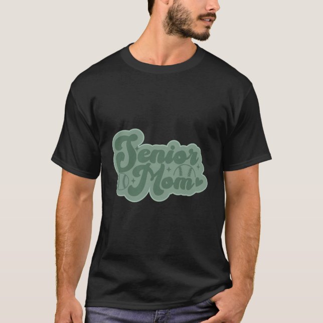 Baseball Mamma Senior 2024 Class of 24 Baseball Ma T Shirt (Framsida)