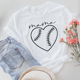 Baseball Mamma Shirt, Baseball T-Shirt