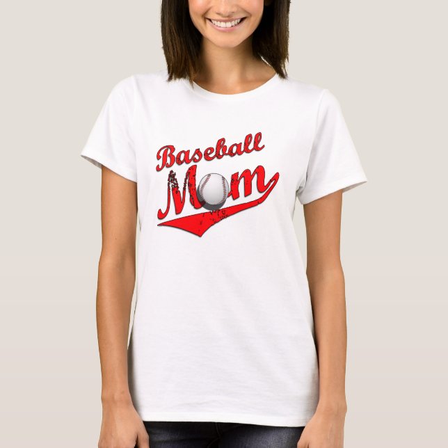 Baseball Mamma Shirt Tröja (Framsida)