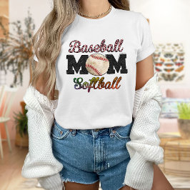 Baseball Mamma Softball T-Shirt, Gift Mamma T-Shir T Shirt