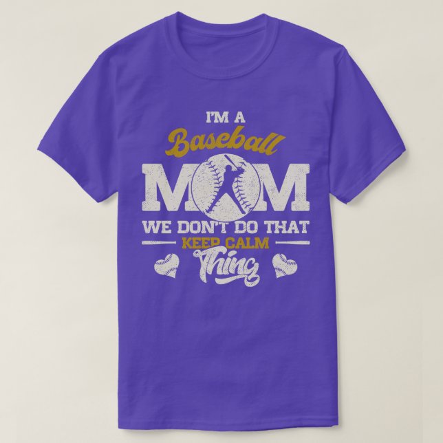 Baseball Mamma T Shirt (Design framsida)