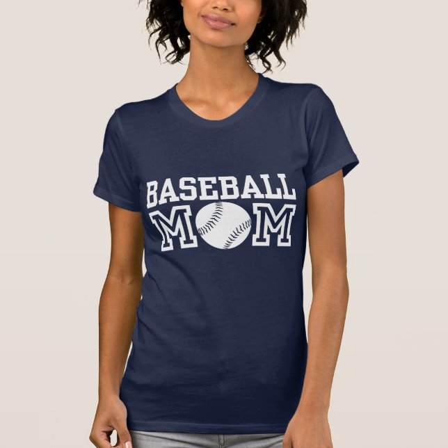 Baseball Mamma T-shirt (Framsida)