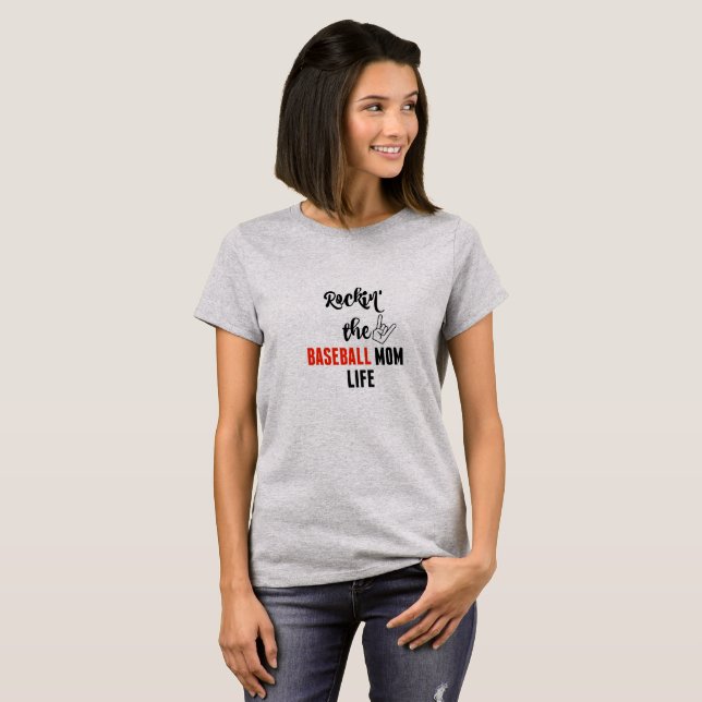 BASEBALL MAMMA T-SHIRT (Hel framsida)