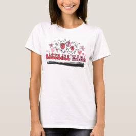 Baseball mamma t shirt