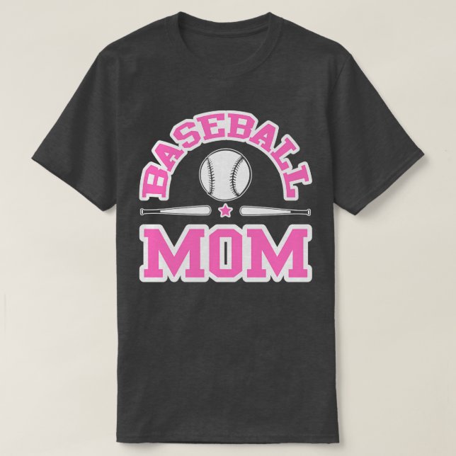 Baseball Mamma T Shirt (Design framsida)