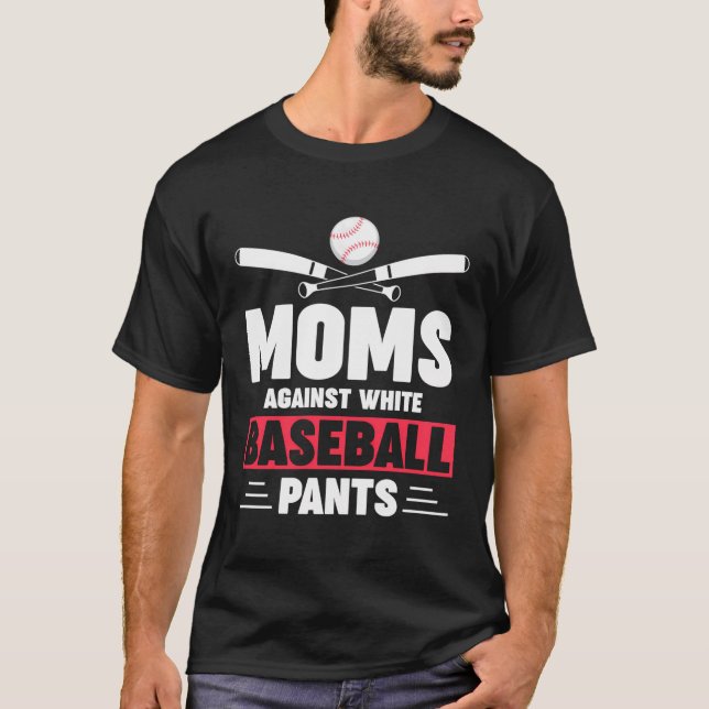 Baseball Mamma T Shirt (Framsida)