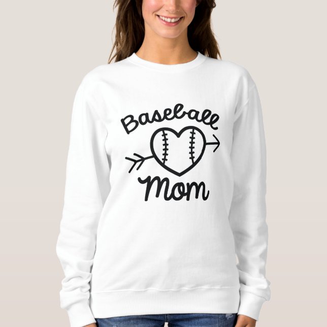 Baseball Mamma T Shirt (Framsida)