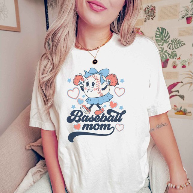 Baseball Mamma T Shirt (Skapare uppladdad)
