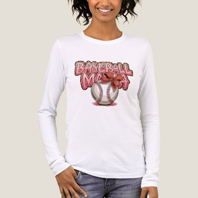 Baseball Mamma T Shirt (Framsida)