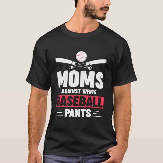 Baseball Mamma T Shirt (Framsida)