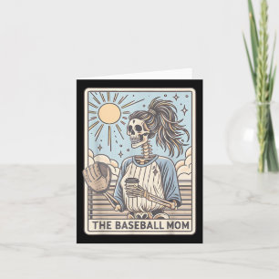 Baseball Mamma Tarot-kortet är roligt för Mors dag Kort
