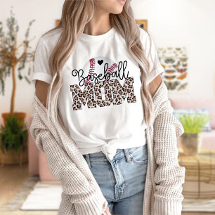 Baseball Mamma Tee Shirt Women Baseball T Shirt