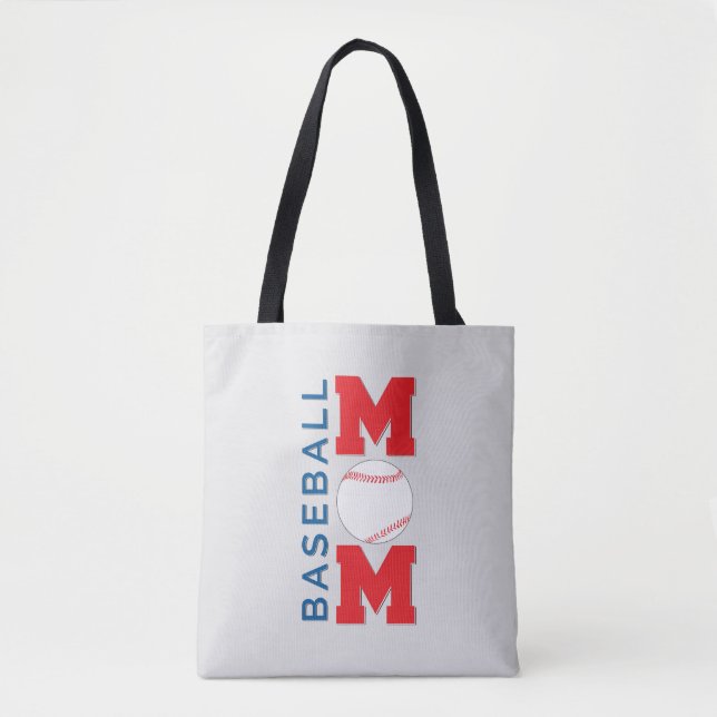 Baseball Mamma Tote Tygkasse (Framsida)