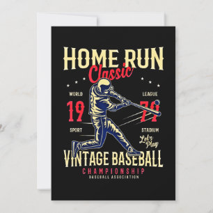 Baseball-mästerskapet i Vintage i Springa, klassis Julkort