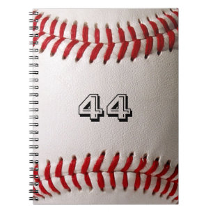 Baseball med Anpassade nummer Anteckningsbok