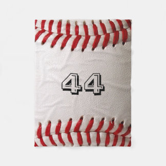 Baseball med Anpassade nummer Fleecefilt