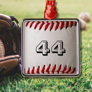 Baseball med Anpassade nummer Julgransprydnad Metall
