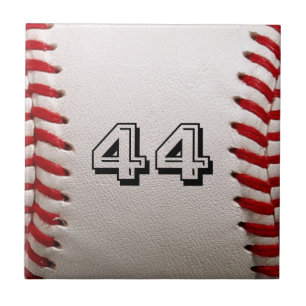 Baseball med Anpassade nummer Kakelplatta