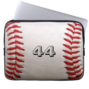 Baseball med Anpassade nummer Laptop Fodral