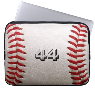 Baseball med Anpassade nummer Laptop Fodral