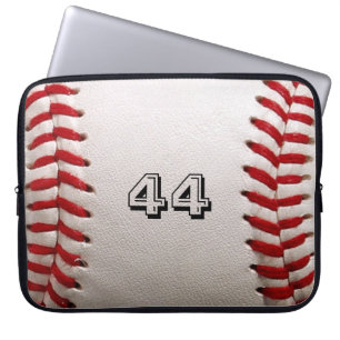 Baseball med Anpassade nummer Laptop Fodral
