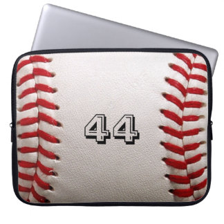 Baseball med Anpassade nummer Laptop Fodral