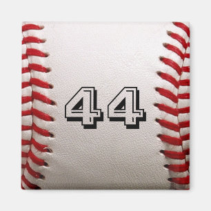 Baseball med Anpassade nummer Magnet