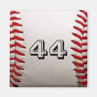 Baseball med Anpassade nummer Magnet