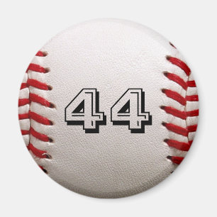 Baseball med Anpassade nummer Magnet