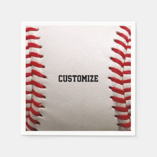 Baseball med Anpassade text Pappersservett