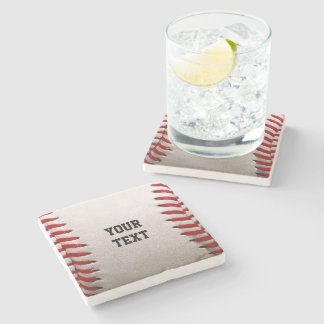 Baseball med Anpassade text Stenunderlägg