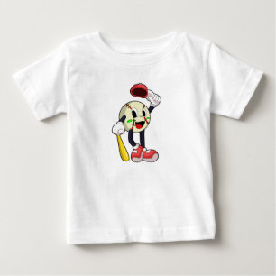 Baseball med Baseball fladdermus T Shirt