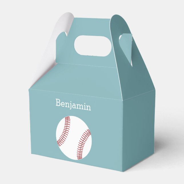 Baseball med eget namn - Royal Blue Presentaskar (Framsidan Sidan)