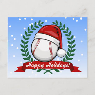 Baseball med jultomten Stil Helg Vykort