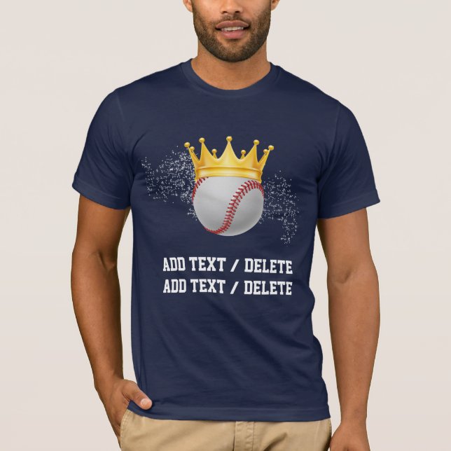 Baseball med Krona Tee (Framsida)