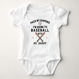 Baseball med pappa | Baseball Pappa | Baseball T Shirt