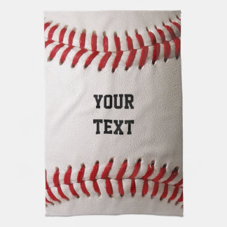 Baseball med Personlig Namn Kökshandduk