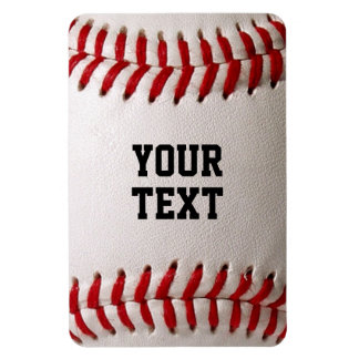 Baseball med Personlig Namn Magnet