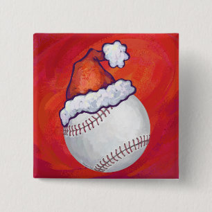 Baseball med Santa Hat på Red Knapp