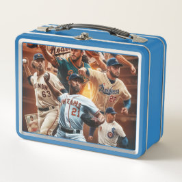 Baseball Metall Lunchbox