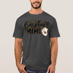 Baseball Mimi Leopard Baseball Mimi T Shirt
