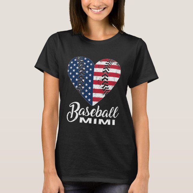 Baseball Mimi Shirt Mor_s-dagskorgar för kvinnor T (Framsida)