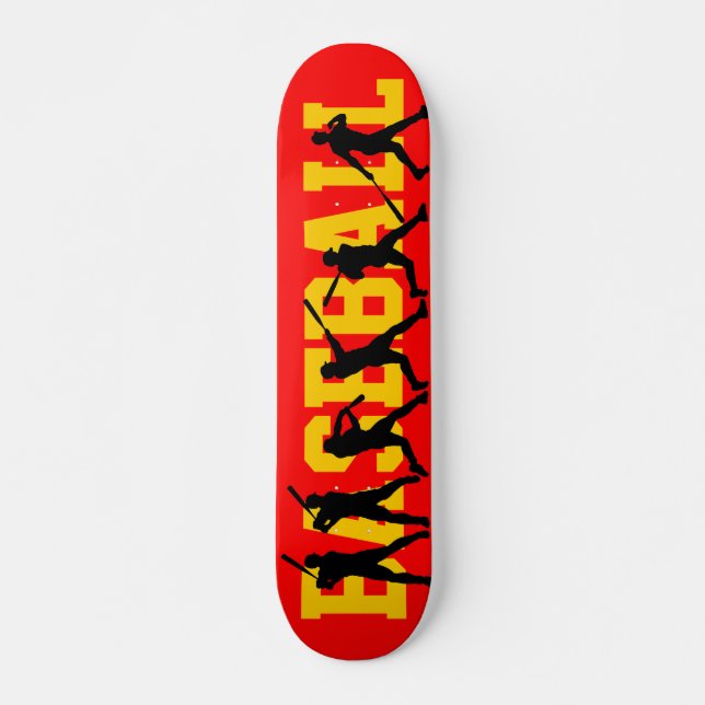 BASEBALL MINI SKATEBOARD BRÄDA 18,5 CM (Framsida)