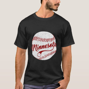 Baseball Minnesota Team Kärlek Twin City National T Shirt