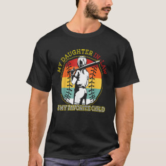 Baseball Mom Dad My Daughter In Law Is My Favorite T Shirt